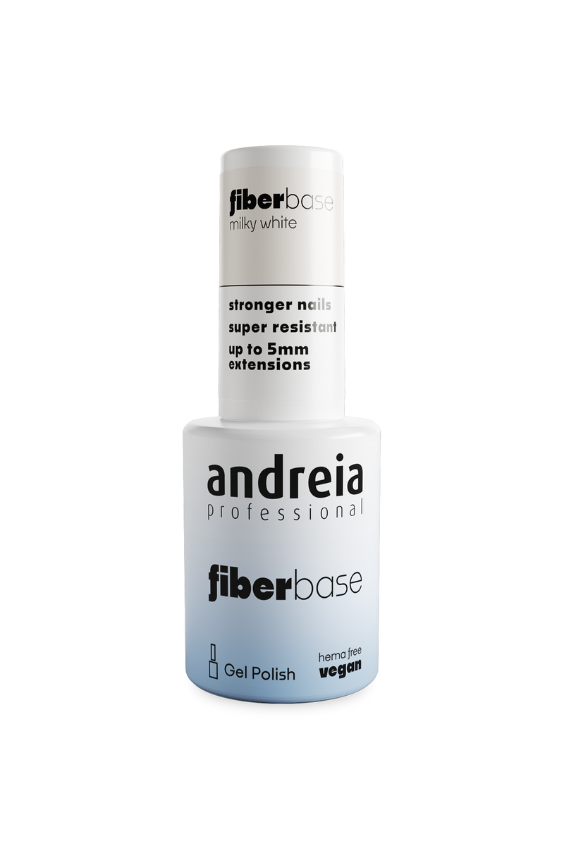 Andreia Gel Polish Base de Esmalte en Gel Fiber Base 02. Milky White