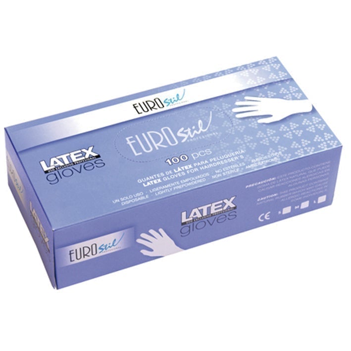 Caja 100 Guantes Latex Blanco Pequeño