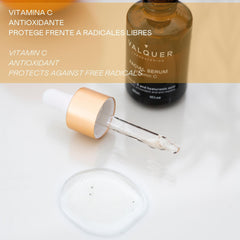 Valquer Laboratorios Serum Facial Vitamina C. Antiarrugas, Anti Acné Y Antioxidante. Con Ácido Hialurónico. Todo Tipo De Pieles Vegano.