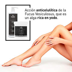 D´Bullón Crema Corporal de Algas Anticelulítica, Previene y Combate la Celulitis. Vegano. Efecto calmante y suavizante. Previene y reduce la celulitis - 500 Ml