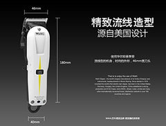 Wahl Prolithium Series - Maquina cortapelos, cuchillas cromadas, diseño sin cable, batería, blanco