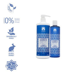 Válquer Profesional Champú Volumen-up Zero % sin sal, sin sulfatos, sin parabenos y sin Siliconas. Cabellos con volumen - 400 ml