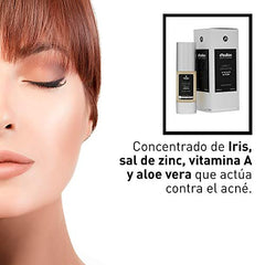 D´ Bullon Serum Facial Concentrado Especial Anti-acné Directo, Acción Intensiva. Vegano. Combate el acne y granos. Con Aloe Vera. Eliminar rápido el acné - 30 ml