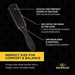 Denman Styling Brush D3M Monsieur, 1er Pack (1 x 1 pieza)