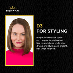 Denman Styling Brush D3M Monsieur, 1er Pack (1 x 1 pieza)