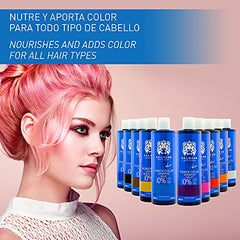 Valquer Profesional Champú Power Color cabellos teñidos. Vegano Y Sin Sulfatos (Fucsia). Potenciador color cabello - 400 ml.