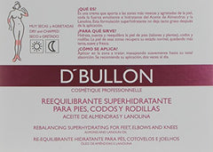 D'Bullón Crema Corporal Especial para Pies, Codos y Rodillas, Re-Equilibrante Súper-Hidratante. Hidrata. suaviza y reequilibra la piel. Piel más tersa, suave y fresca - 200 ml