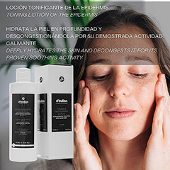 D´Bullon Loción facial Hidratante Tonificante, Solución facial Sin Alcohol con Aloe Vera Ecológico. Tónico Facial. Tonifica y refresca después de la limpieza facial. Vegano- 500 ml