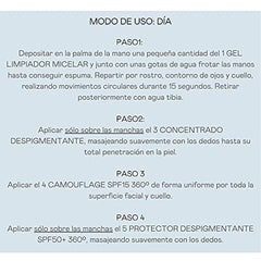 D'Bullón, Kit despigmentante día y noche, resultados visibles a partir de 30 días. Blanqueador. Reducir manchas piel. Tratamiento facial antimanchas