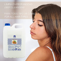 Valquer Profesional Champú Especial de Almendras para peluquería. Champú para profesional. Champú garrafa-5000ML