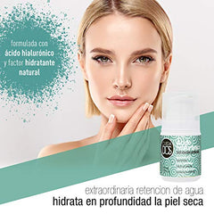 Cuidados Crema facial con Ácido Hialurónico y factor hidratante natural. Hidratación profunda. Para pieles secas. Efecto antienvejecimiento - 50 ml