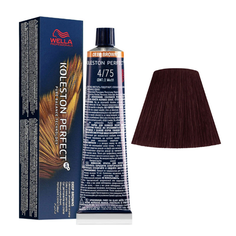 Wella Tinte Koleston Perfect Me + Deep Browns 4/75 60ml