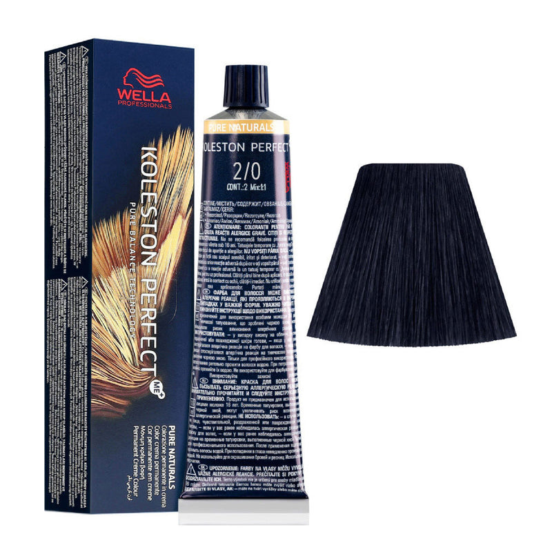 Wella Tinte Koleston Perfect Me+ Pure Naturals 2/0 60ml