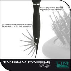 Tanglim Paddle Shine cepillo desenredador Lim Hair