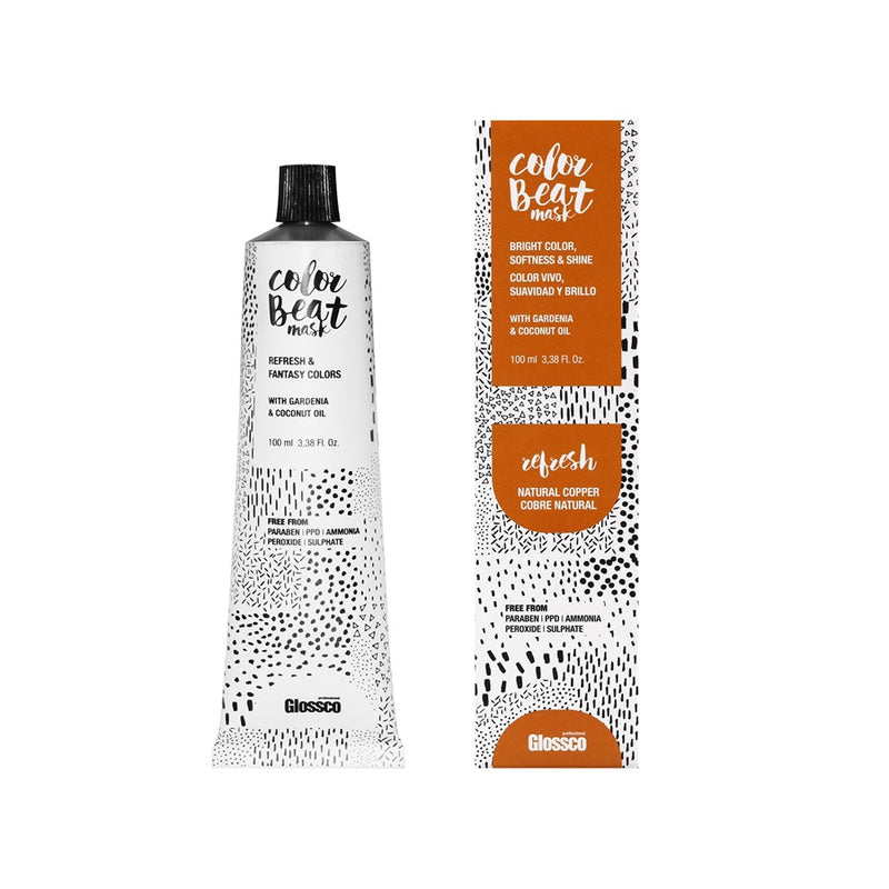 Mascarilla Refresh  Color Beat Mask Natural Copper / Cobre Natural 100 ml