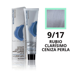 Tinte elgon profesional moda styling,  9/17 RUBIO CLARÍSIMO CENIZA PERLA 125 ml