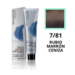 Tinte elgon profesional moda styling, Marrones ceniza 7/81 RUBIO MARRÓN CENIZA 125 ml