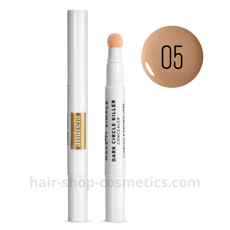 Andreia maquillaje, DARK CIRCLE KILLER - Corrector de ojeras iluminador 1,5ml dark circle Concealer 05