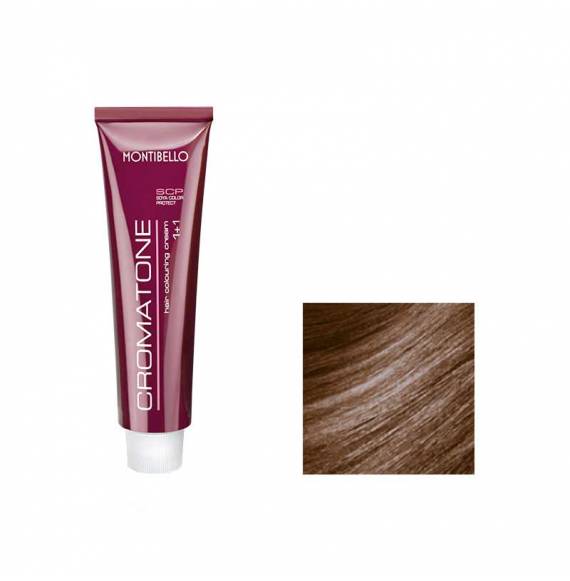 Cromatone Tinte Permanente 60ml Montibello 7.67 - Rubio Marrón Rojizo